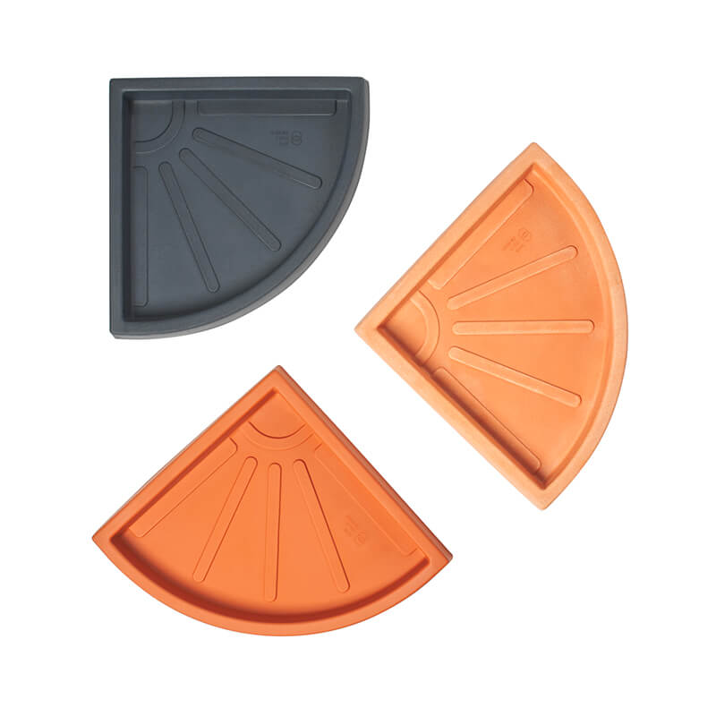 Sottovaso Valencia In Plastica 27 Cm Grigio Pietra – Sottovaso Per Piante Resistente Ai Raggi UV